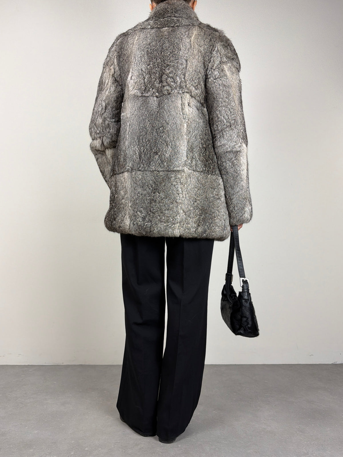 Pelliccia vintage in pregiato Rex rabbit