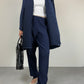Pantalone vintage plissettato Made in France
