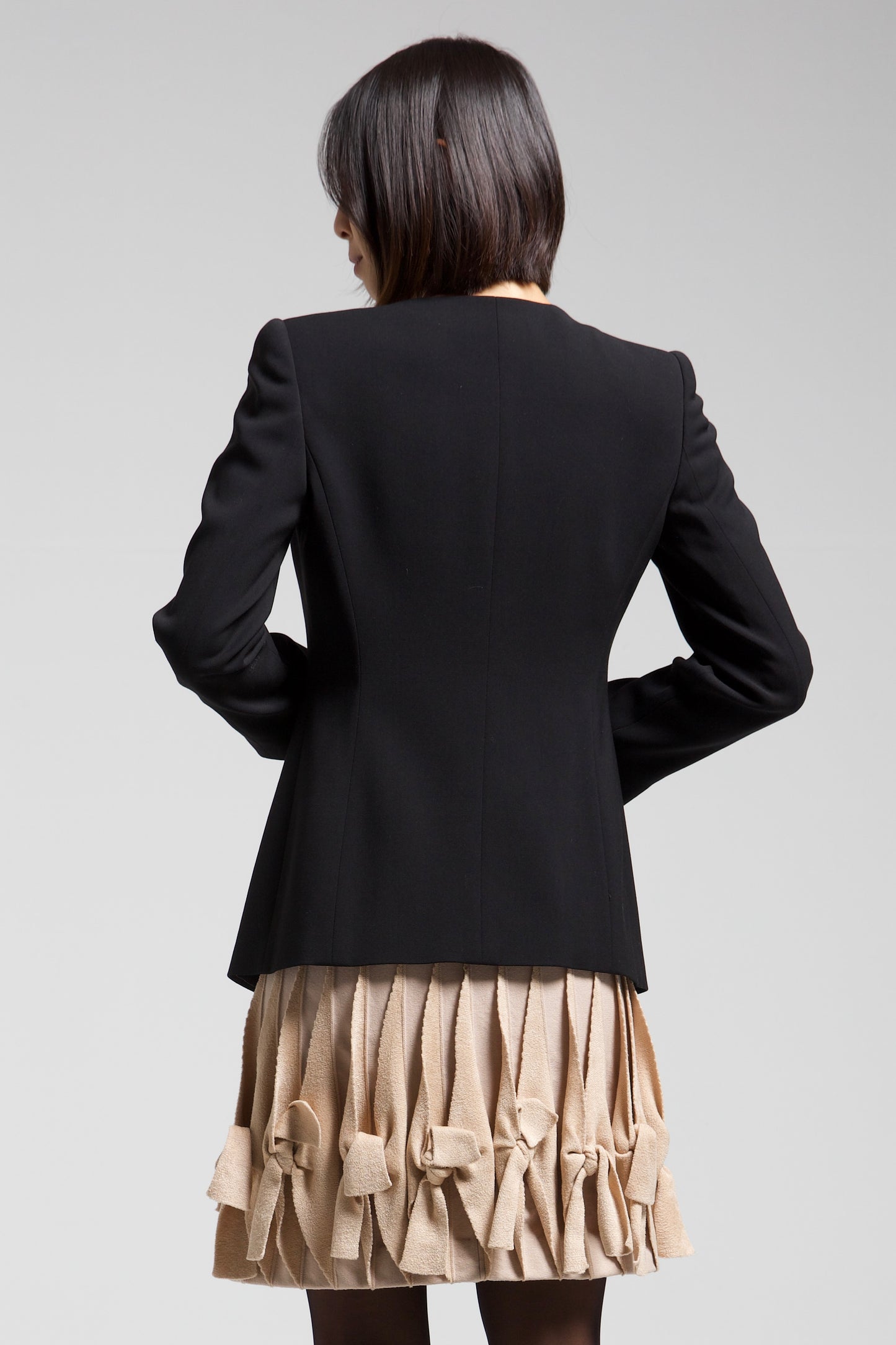 ALAÏA gonna in maglia con nodi