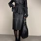 Tailleur in vera pelle