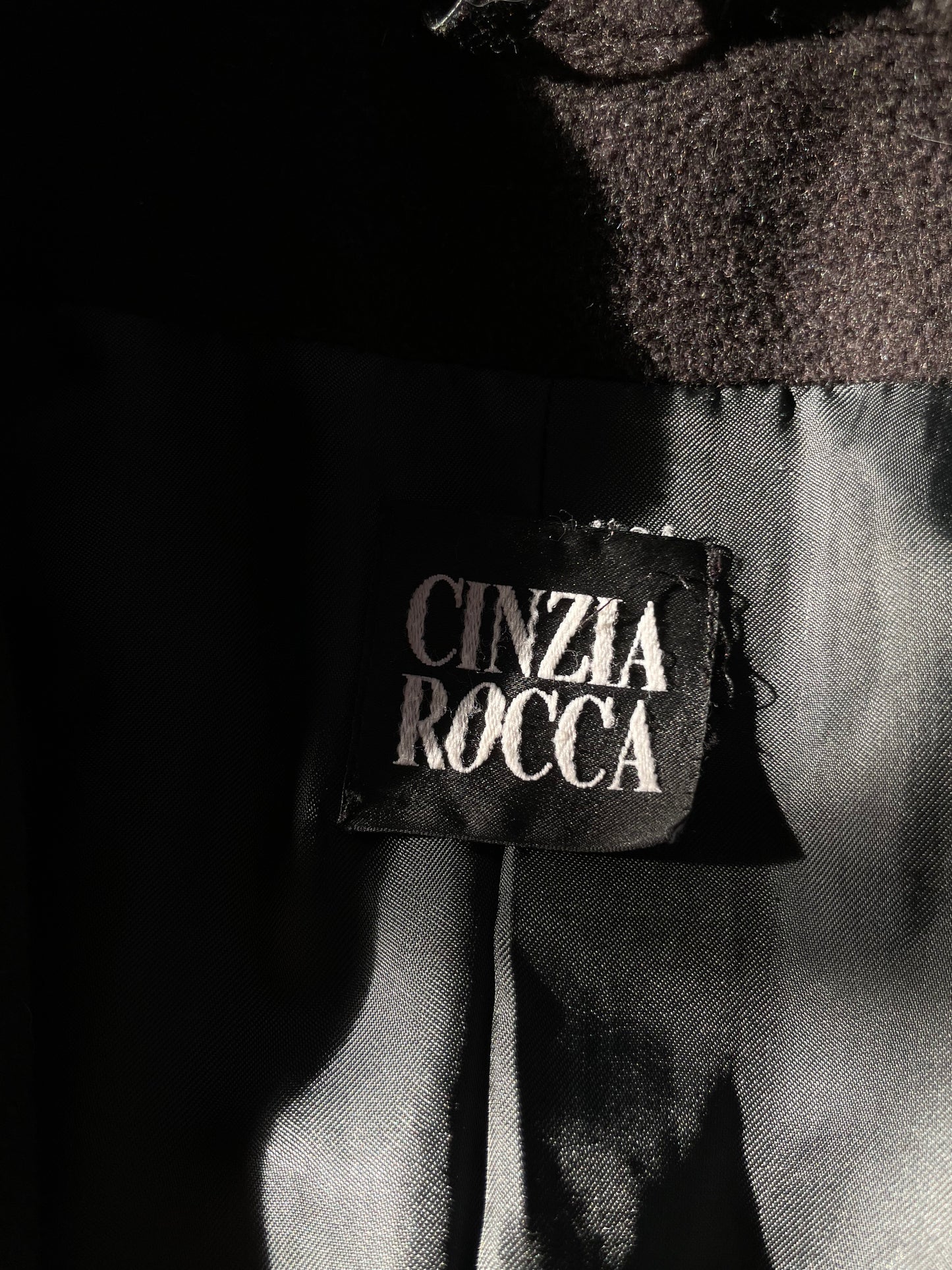 Cappotto Cinzia Rocca in babyalpaca testa di moro