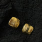 Gold plated vintage earrings