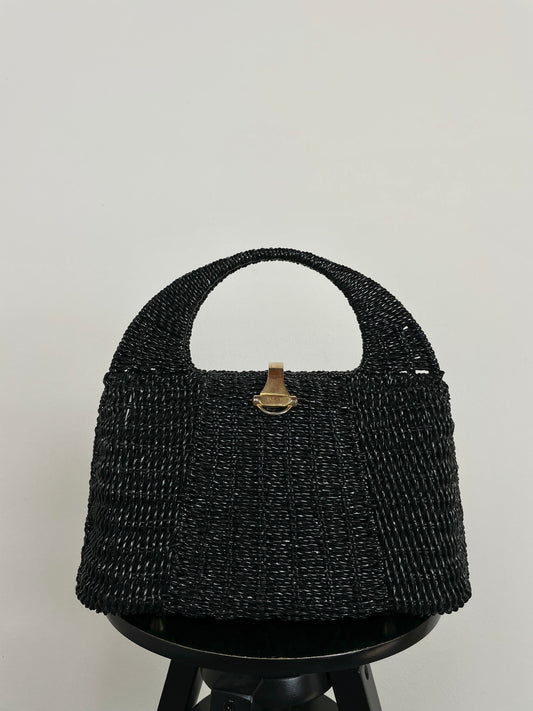 Borsa vintage in raffia