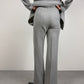 MAX MARA completo grigio in lana e viscosa