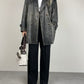 Giacca in vera pelle effetto distressed