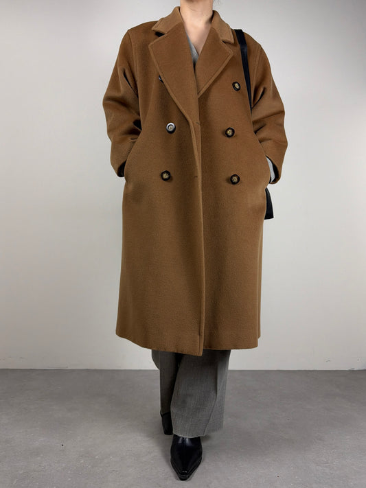 Cappotto vintage Made in Italy in pura lana Piacenza