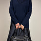 Maglione in lana e cashmere con intrecci