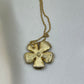 Collana vintage con pendente a fiore