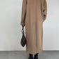 Cappotto vintage cammello in lana, angora e cashmere