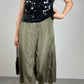 Top in seta con paillettes