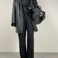 Giacca in morbida nappa nera made in Italy