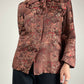 Giacca sartoriale in jacquard a fantasia orientale