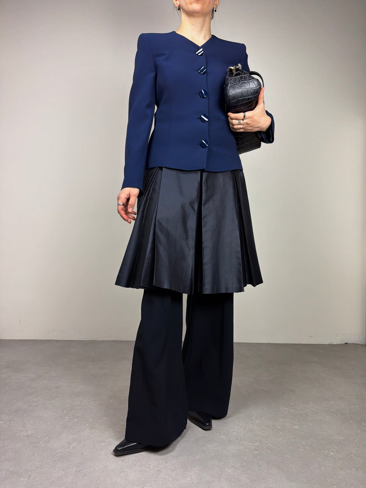 GIORGIO ARMANI blazer in seta