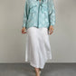 Blusa vintage in seta jacquard
