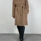 Cappotto vintage Made in Italy in lana, angora e cashmere