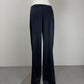 Pantaloni Alberta Ferretti in seta blu