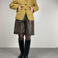 Blazer JIL SANDER in lana e cashmere pied de poule