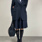 Blazer smoking in lana e seta Made in Italy