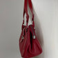 Borsa in vera pelle rossa