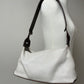 Borsa in vera pelle bicolore