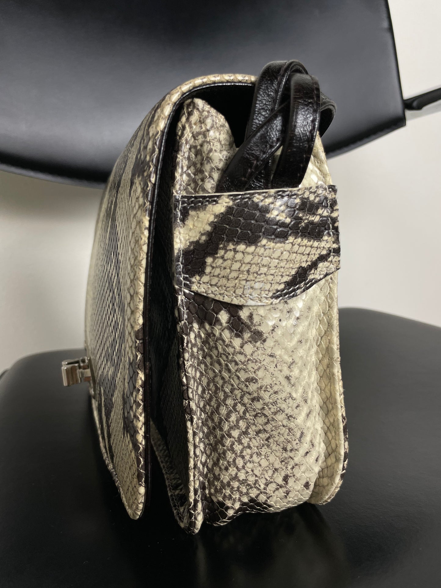 Vintage python leather bag