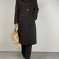 Cappotto a doppiopetto in lana e cashmere