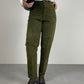 MOSCHINO pantaloni in vera pelle scamosciata