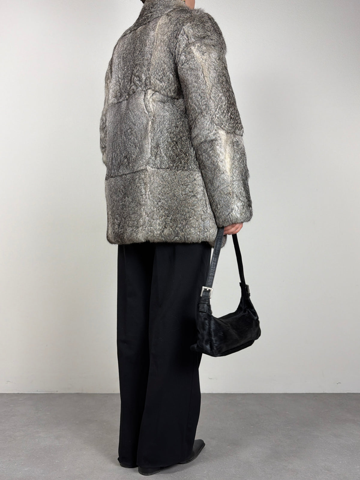 Pelliccia vintage in pregiato Rex rabbit