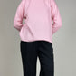 Maglione in pura lana merino extrafine color rosa
