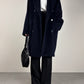 Max Mara cappotto in lana blu