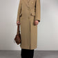 Cappotto in 100% cashmere a doppiopetto made in Italy