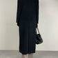 Cappotto lungo doppiopetto in beaver di lana, cashmere e angora