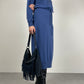 Abito in maglia di lana, cashmere e seta made in Italy, new old stock