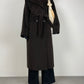 Max Mara cappotto in pura lana vergine marrone