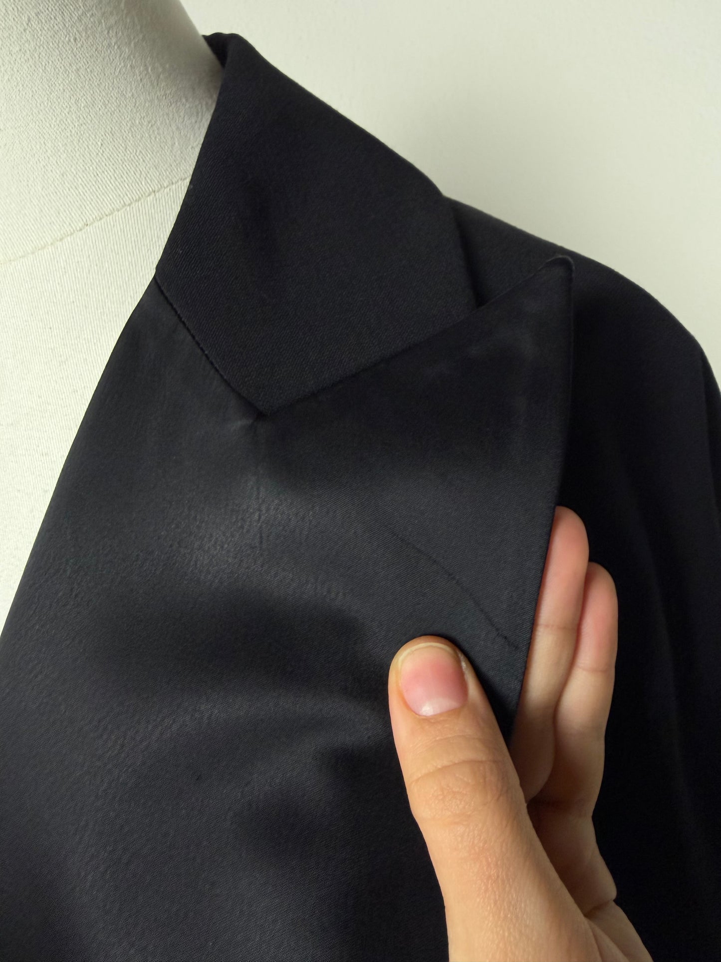 Blazer stile smoking vintage made in Italy in lana