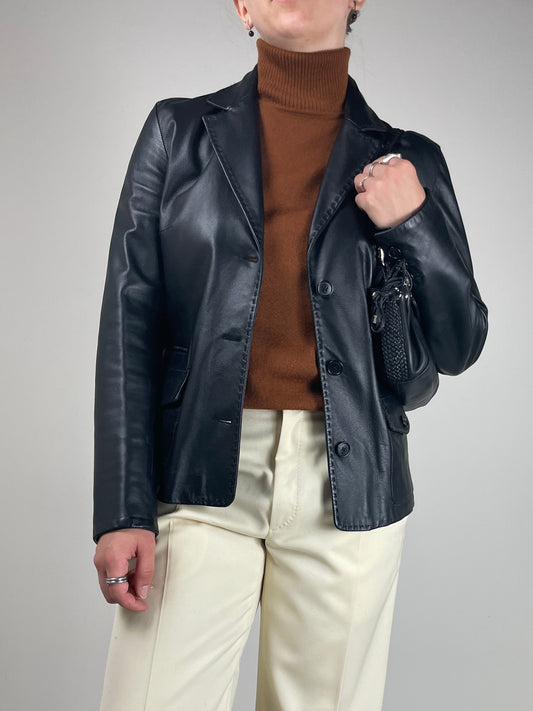 Blazer Made in Italy in vera pelle