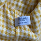 PRADA blazer vintage a quadretti in lana e seta