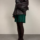 Giacca vintage in vera pelle marrone