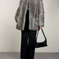 Pelliccia vintage in pregiato Rex rabbit