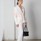 Blazer con ricamo a corallo