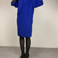 Abito vintage di Max Mara linea Pianoforte in lana blu