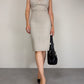 PRADA abito in cotone e lino