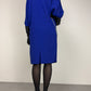 Abito vintage di Max Mara linea Pianoforte in lana blu
