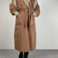 Cappotto vintage Cerruti in pura lana con maniche rimovibili
