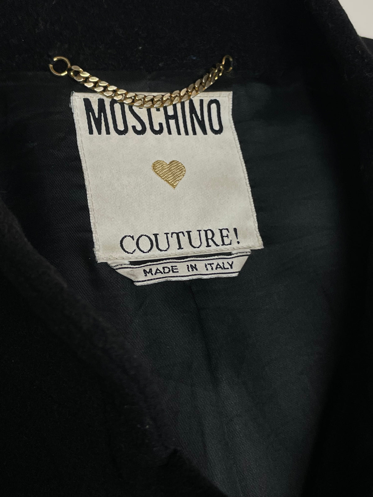 MOSCHINO COUTURE cappotto in lana e cashmere