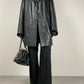 Giacca in morbida nappa nera made in Italy
