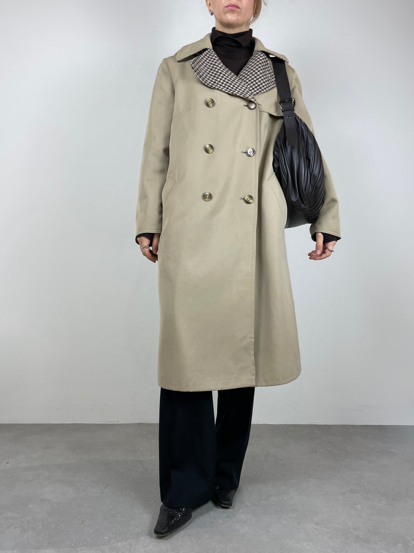 Trench vintage double-face