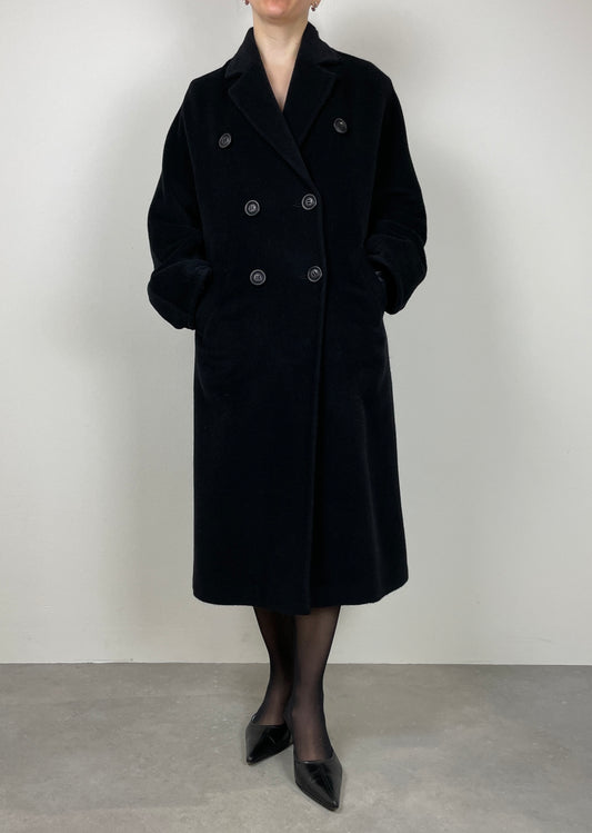 Alpaca and wool coat