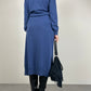 Abito in maglia di lana, cashmere e seta made in Italy, new old stock