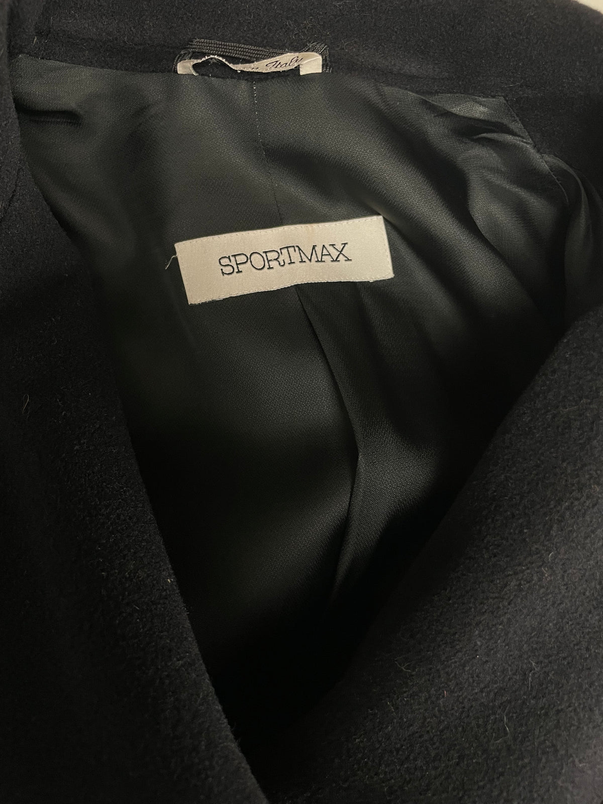 SPORTMAX cappotto in lana e cashmere